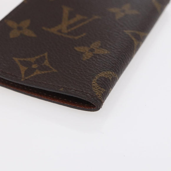 LOUIS VUITTON Monogram Porto Cartes Crdit Pression Card Case M60937 Auth th6543