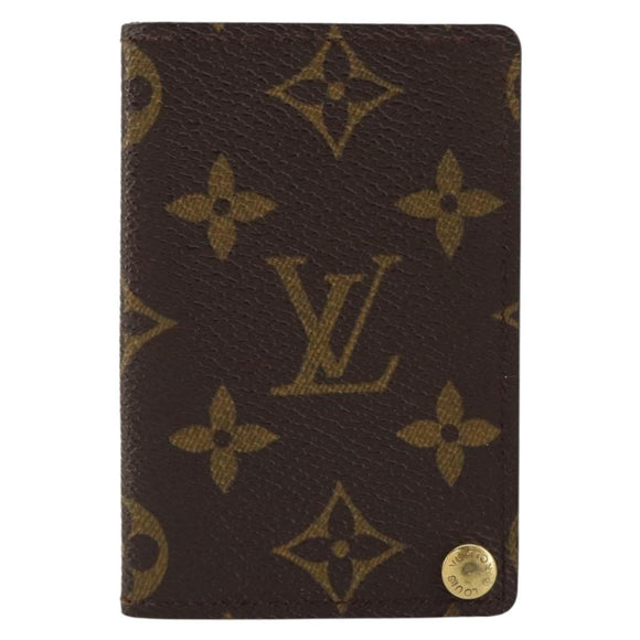 LOUIS VUITTON Monogram Porto Cartes Crdit Pression Card Case M60937 Auth th6544
