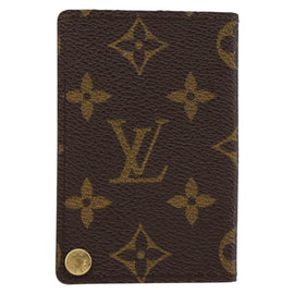 LOUIS VUITTON Monogram Porto Cartes Crdit Pression Card Case M60937 Auth th6544 - 0