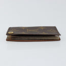 LOUIS VUITTON Monogram Porto Cartes Crdit Pression Card Case M60937 Auth th6544-3