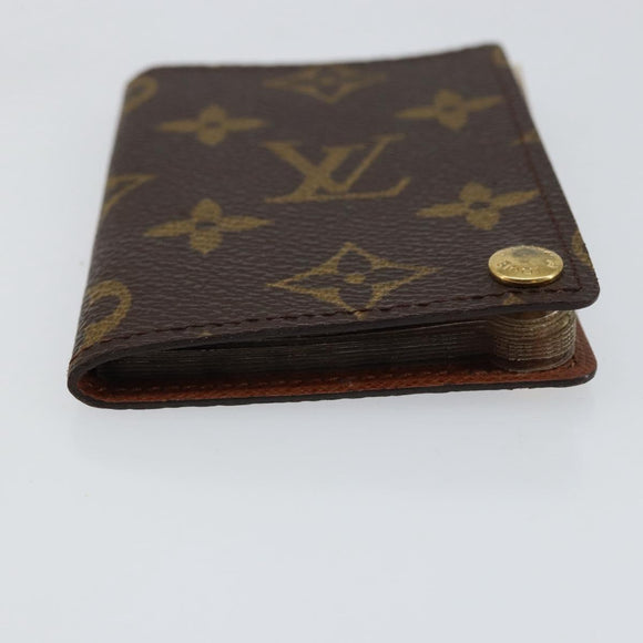 LOUIS VUITTON Monogram Porto Cartes Crdit Pression Card Case M60937 Auth th6544