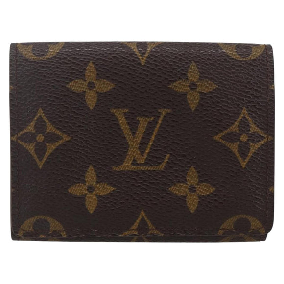 LOUIS VUITTON Monogram Anvelop Cult De Vuitto Card Case M62920 LV Auth th6545