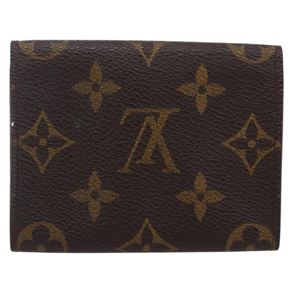 LOUIS VUITTON Monogram Anvelop Cult De Vuitto Card Case M62920 LV Auth th6545