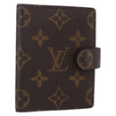 LOUIS VUITTON Monogram Agenda Mini Day Planner Cover R20007 LV Auth th6546-1