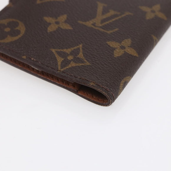 LOUIS VUITTON Monogram Agenda Mini Day Planner Cover R20007 LV Auth th6546