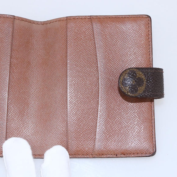 LOUIS VUITTON Monogram Agenda Mini Day Planner Cover R20007 LV Auth th6546