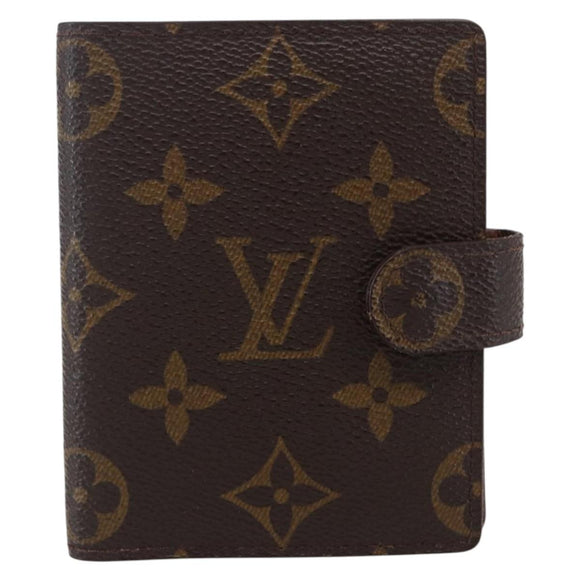 LOUIS VUITTON Monogram Agenda Mini Day Planner Cover R20007 LV Auth th6546