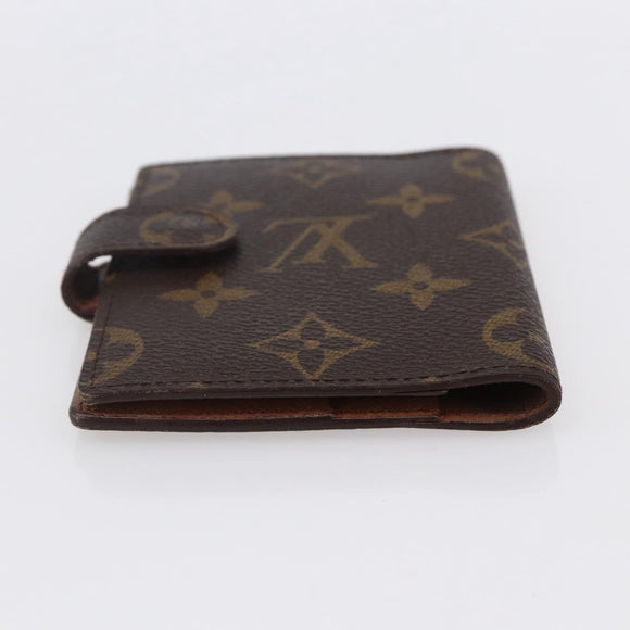 LOUIS VUITTON Monogram Agenda Mini Day Planner Cover R20007 LV Auth th6546