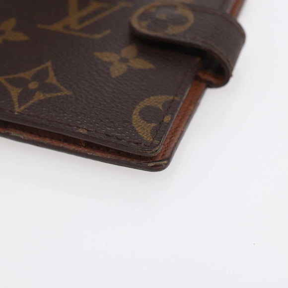 LOUIS VUITTON Monogram Agenda Mini Day Planner Cover R20007 LV Auth th6546