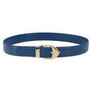 LOUIS VUITTON Epi Ceinture Classic Belt 32.7"" Blue LV Auth th6547-1