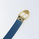 LOUIS VUITTON Epi Ceinture Classic Belt 32.7"" Blue LV Auth th6547-7