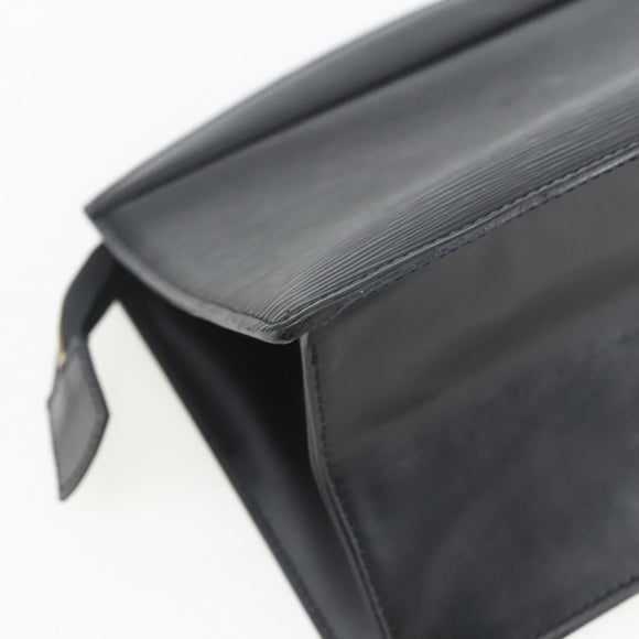 LOUIS VUITTON Epi Trousse Crete Pouch Black M48402 LV Auth th6549
