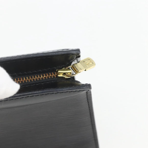 LOUIS VUITTON Epi Trousse Crete Pouch Black M48402 LV Auth th6549