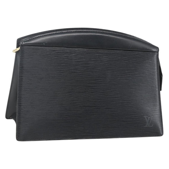 LOUIS VUITTON Epi Trousse Crete Pouch Black M48402 LV Auth th6549