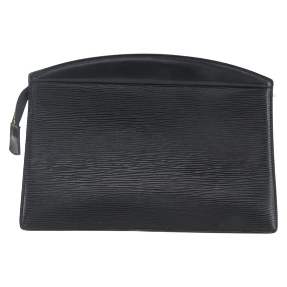 LOUIS VUITTON Epi Trousse Crete Pouch Black M48402 LV Auth th6549