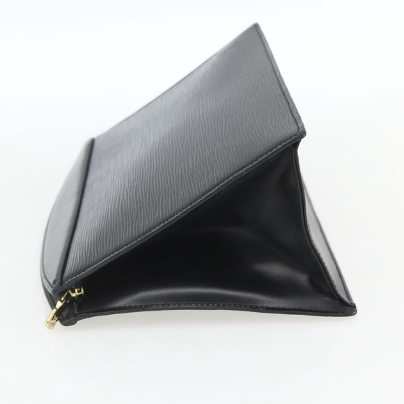 LOUIS VUITTON Epi Trousse Crete Pouch Black M48402 LV Auth th6549