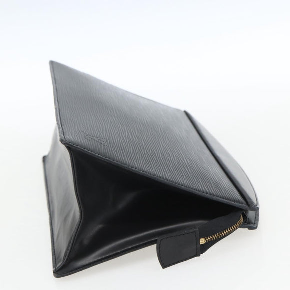LOUIS VUITTON Epi Trousse Crete Pouch Black M48402 LV Auth th6549