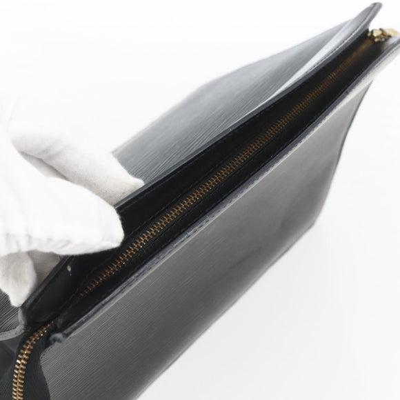 LOUIS VUITTON Epi Trousse Crete Pouch Black M48402 LV Auth th6549
