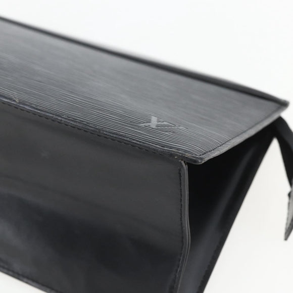 LOUIS VUITTON Epi Trousse Crete Pouch Black M48402 LV Auth th6549