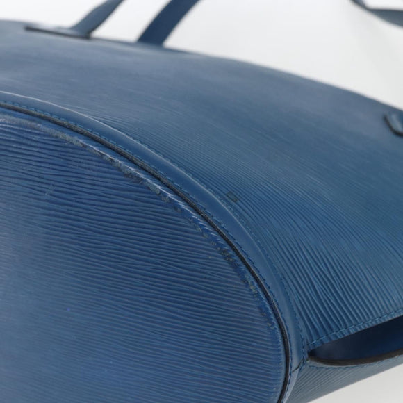 LOUIS VUITTON Epi Saint Jacques Shopping Shoulder Bag Blue M52275 LV Auth th6550