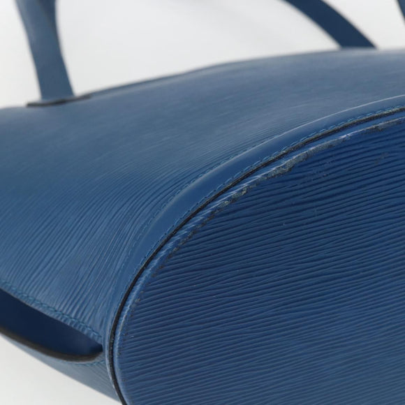 LOUIS VUITTON Epi Saint Jacques Shopping Shoulder Bag Blue M52275 LV Auth th6550