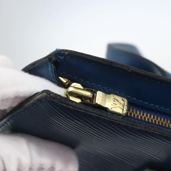 LOUIS VUITTON Epi Saint Jacques Shopping Shoulder Bag Blue M52275 LV Auth th6550