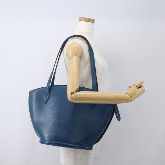 LOUIS VUITTON Epi Saint Jacques Shopping Shoulder Bag Blue M52275 LV Auth th6550