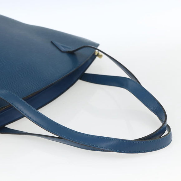 LOUIS VUITTON Epi Saint Jacques Shopping Shoulder Bag Blue M52275 LV Auth th6550