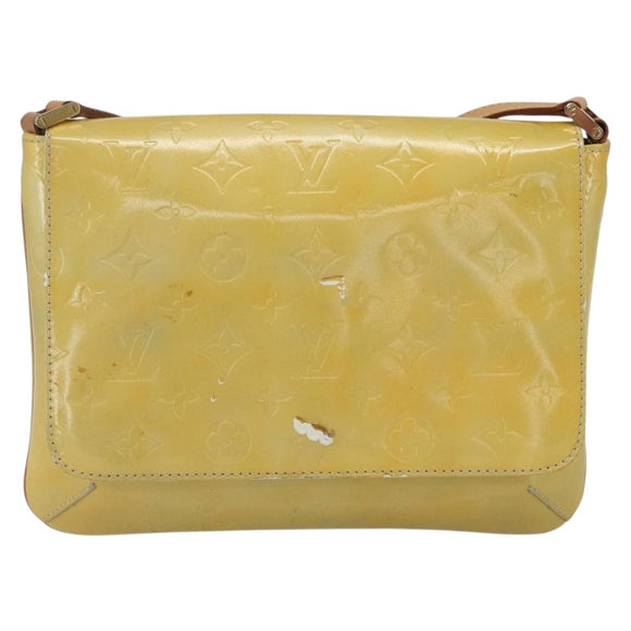 LOUIS VUITTON Monogram Vernis Thompson Street Bag Gris M91008 LV Auth th6553