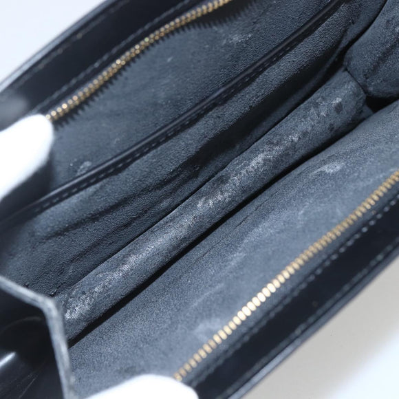 LOUIS VUITTON Epi Trousse Crete Pouch Black M48402 LV Auth th6556