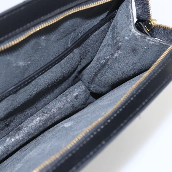 LOUIS VUITTON Epi Trousse Crete Pouch Black M48402 LV Auth th6556