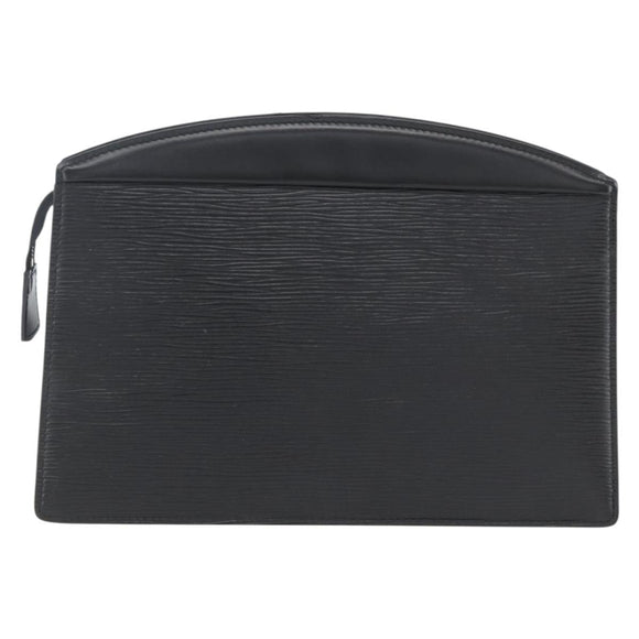 LOUIS VUITTON Epi Trousse Crete Pouch Black M48402 LV Auth th6556