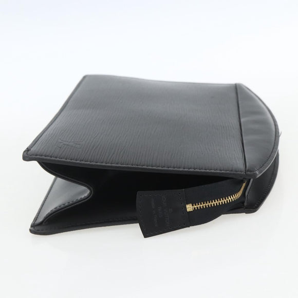 LOUIS VUITTON Epi Trousse Crete Pouch Black M48402 LV Auth th6556