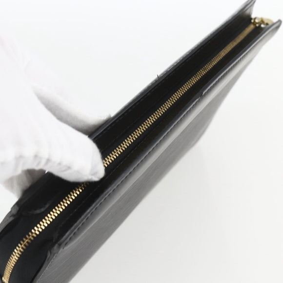 LOUIS VUITTON Epi Trousse Crete Pouch Black M48402 LV Auth th6556