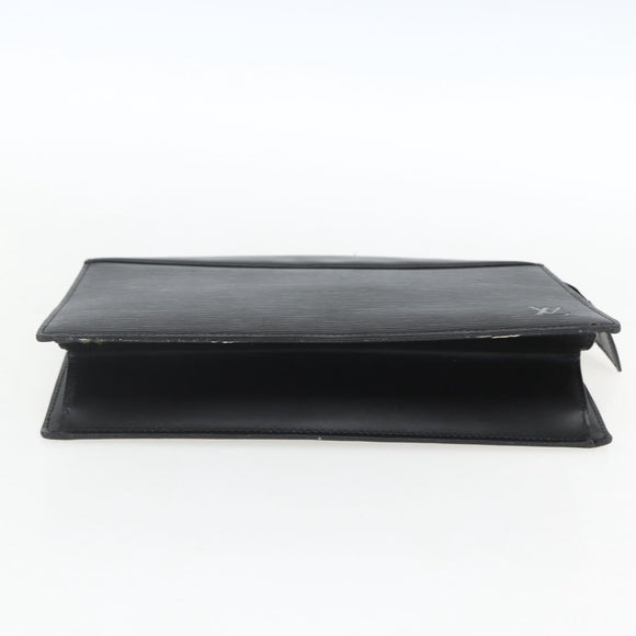 LOUIS VUITTON Epi Trousse Crete Pouch Black M48402 LV Auth th6556