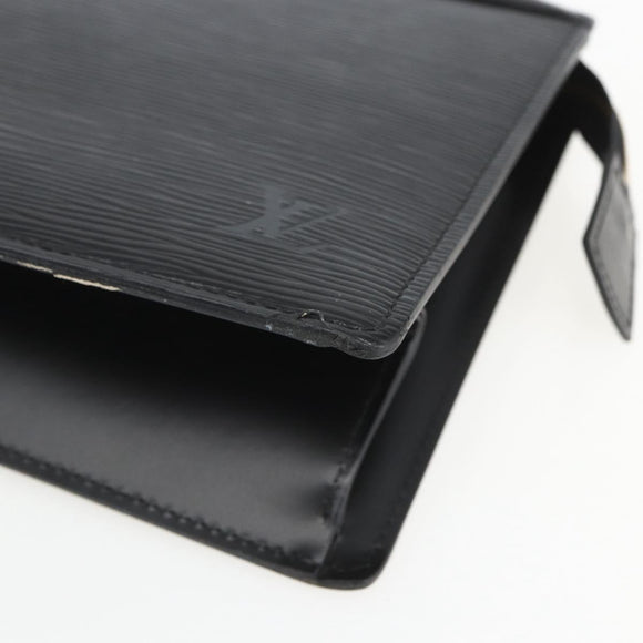 LOUIS VUITTON Epi Trousse Crete Pouch Black M48402 LV Auth th6556