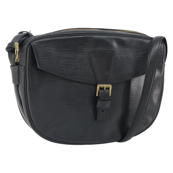 LOUIS VUITTON Epi Jeune Fille MM Shoulder Bag Black M52152 LV Auth th6558