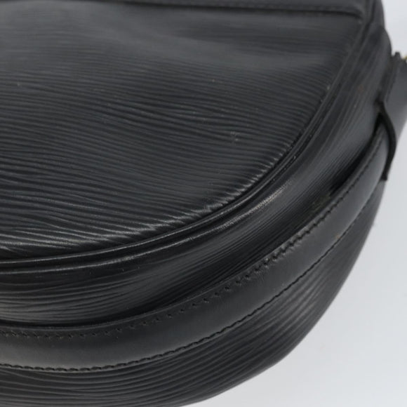 LOUIS VUITTON Epi Jeune Fille MM Shoulder Bag Black M52152 LV Auth th6558