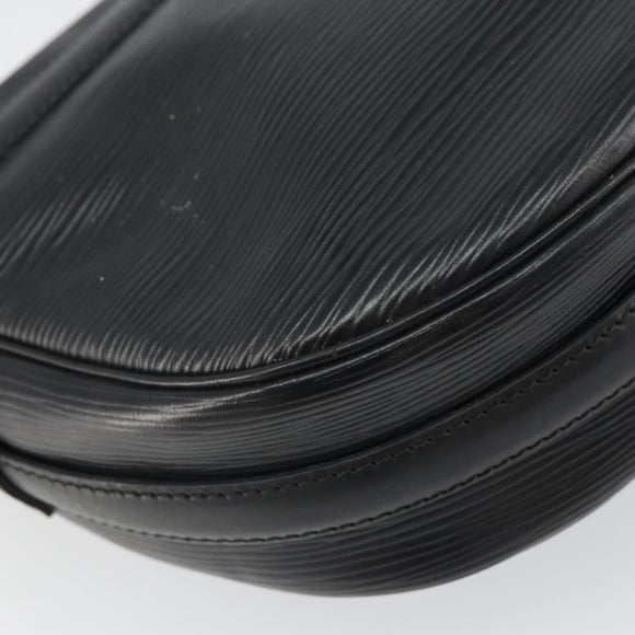 LOUIS VUITTON Epi Jeune Fille MM Shoulder Bag Black M52152 LV Auth th6558