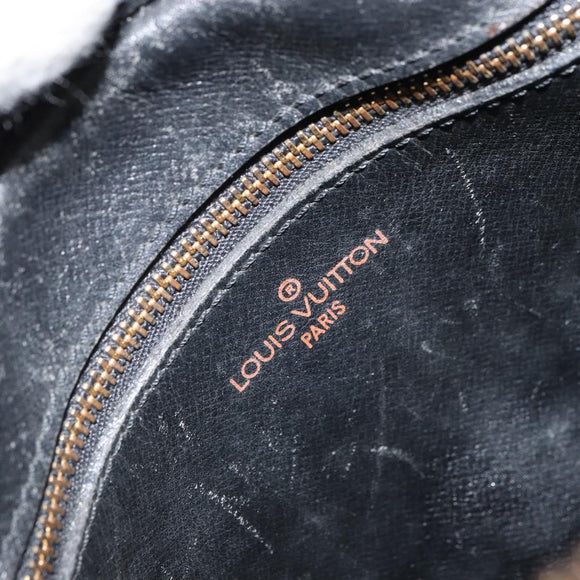 LOUIS VUITTON Epi Jeune Fille MM Shoulder Bag Black M52152 LV Auth th6558