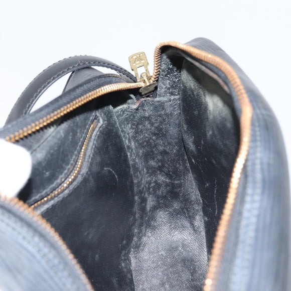 LOUIS VUITTON Epi Jeune Fille MM Shoulder Bag Black M52152 LV Auth th6558