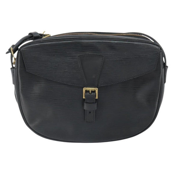 LOUIS VUITTON Epi Jeune Fille MM Shoulder Bag Black M52152 LV Auth th6558