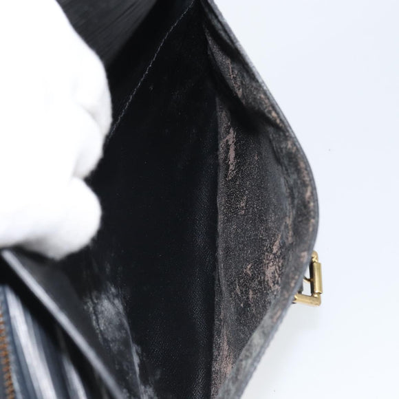LOUIS VUITTON Epi Jeune Fille MM Shoulder Bag Black M52152 LV Auth th6558
