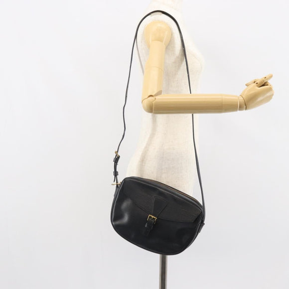 LOUIS VUITTON Epi Jeune Fille MM Shoulder Bag Black M52152 LV Auth th6558