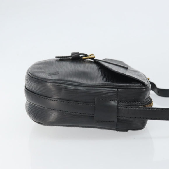 LOUIS VUITTON Epi Jeune Fille MM Shoulder Bag Black M52152 LV Auth th6558