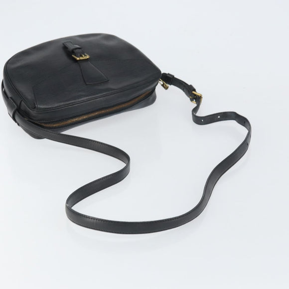 LOUIS VUITTON Epi Jeune Fille MM Shoulder Bag Black M52152 LV Auth th6558