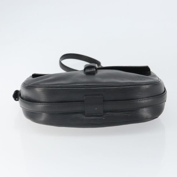 LOUIS VUITTON Epi Jeune Fille MM Shoulder Bag Black M52152 LV Auth th6558