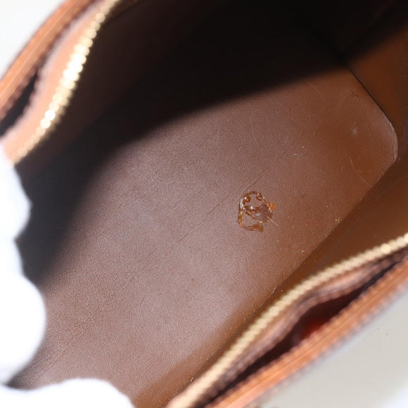 LOUIS VUITTON Monogram Vernis Houston Hand Bag Bronze M91122 LV Auth th6562