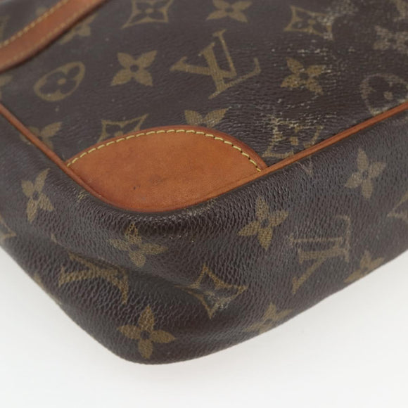 LOUIS VUITTON Monogram Compiegne 28 Clutch Bag M51845 LV Auth th6565