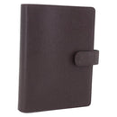 LOUIS VUITTON Taiga Agenda MM Day Planner Cover Acajou R20416 LV Auth th6572-1